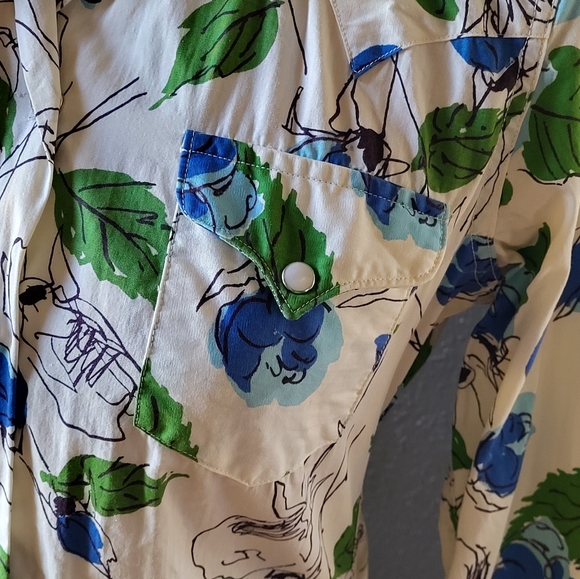 Panhandle slim super form fit westmoor vintage shirt small - Picture 11 of 12